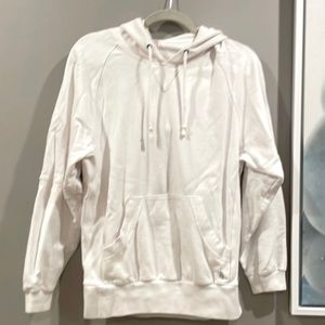 Free people pristine white long hoodie, XS
